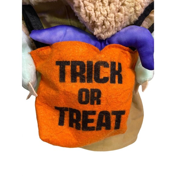 Disney Star Wars Mandalorian Baby Yoda Halloween Porch Greeter 20% Rare Large - Picture 10 of 14